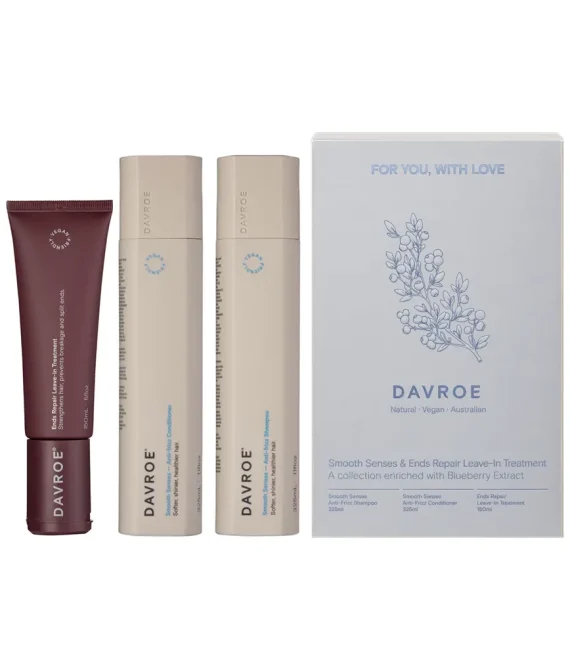 DAVROE Smooth Senses Mothers Day Trio Набір тріо для гладкості волосся