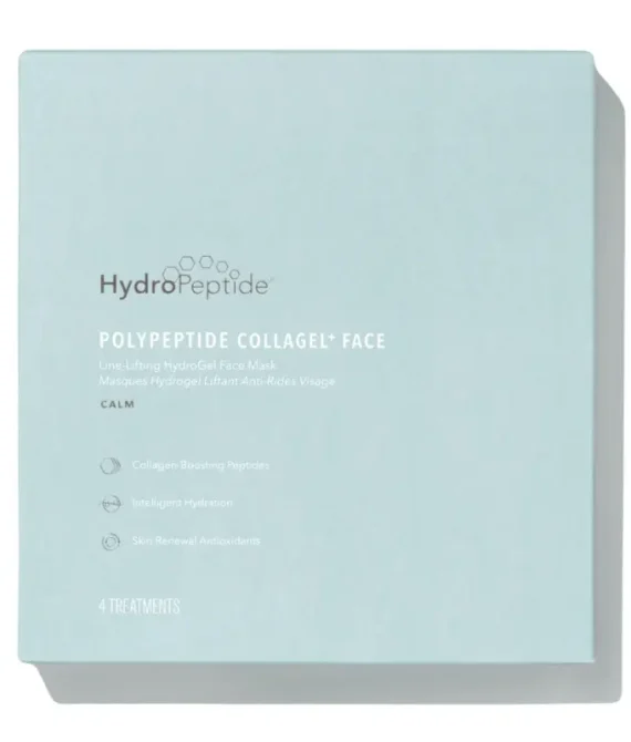HydroPeptide Polypeptide Collagel Mask for Face 4 Pack Гідрогелева маска проти зморшок для обличчя
